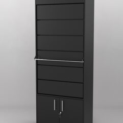 Табачный шкаф №1А, Черный