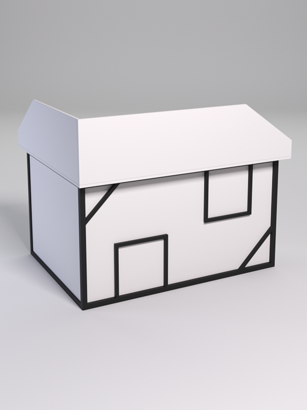 Стол эргономичный офисный СЭ-14А (правосторонний) с экраном СТРОНГ в стиле ЛОФТ декор №4, Белый