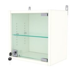 Витрина настенная с регулировочными полками МИНИ 30*30*20-РЕГ, Белый