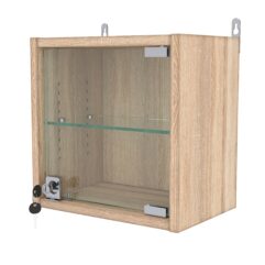 Витрина настенная с регулировочными полками МИНИ 30*30*20-РЕГ, Дуб Сонома