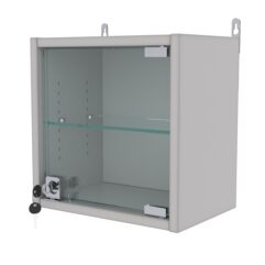 Витрина настенная с регулировочными полками МИНИ 30*30*20-РЕГ, Серый