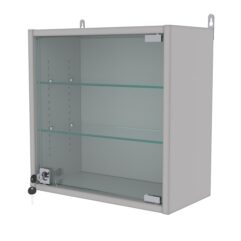 Витрина настенная с регулировочными полками МИНИ 40*40*20-РЕГ, Серый