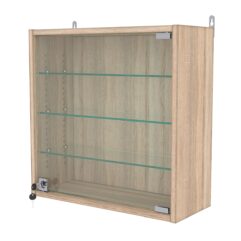 Витрина настенная с регулировочными полками МИНИ 50*50*20-РЕГ, Дуб Сонома