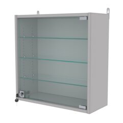 Витрина настенная с регулировочными полками МИНИ 50*50*20-РЕГ, Серый