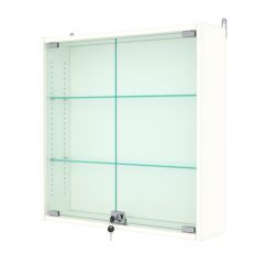 Витрина настенная с регулировочными полками №1-1А-РЕГ, Белый