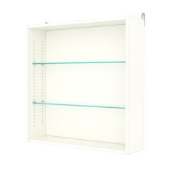 Витрина настенная с регулировочными полками №1-1Г-РЕГ, Белый