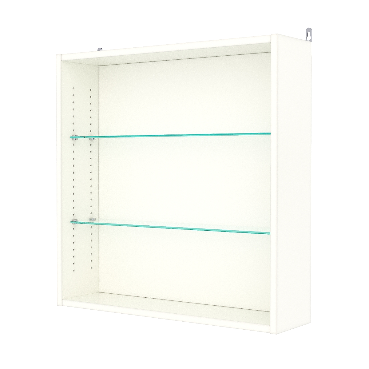 Витрина настенная с регулировочными полками №1-1Г-РЕГ, Белый