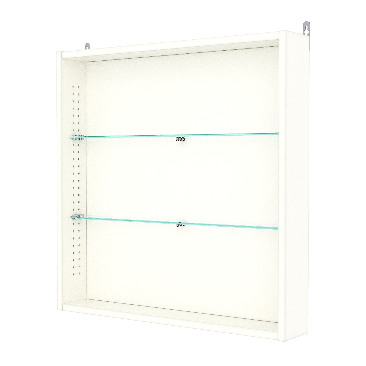 Витрина настенная с регулировочными полками №1-1ГУ-РЕГ, Белый