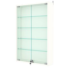 Витрина настенная с регулировочными полками №2-1А-РЕГ, Белый