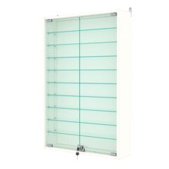 Витрина настенная с регулировочными полками №2-5А-РЕГ, Белый