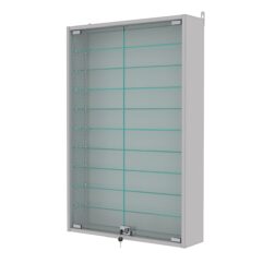 Витрина настенная с регулировочными полками №2-5А-РЕГ, Серый