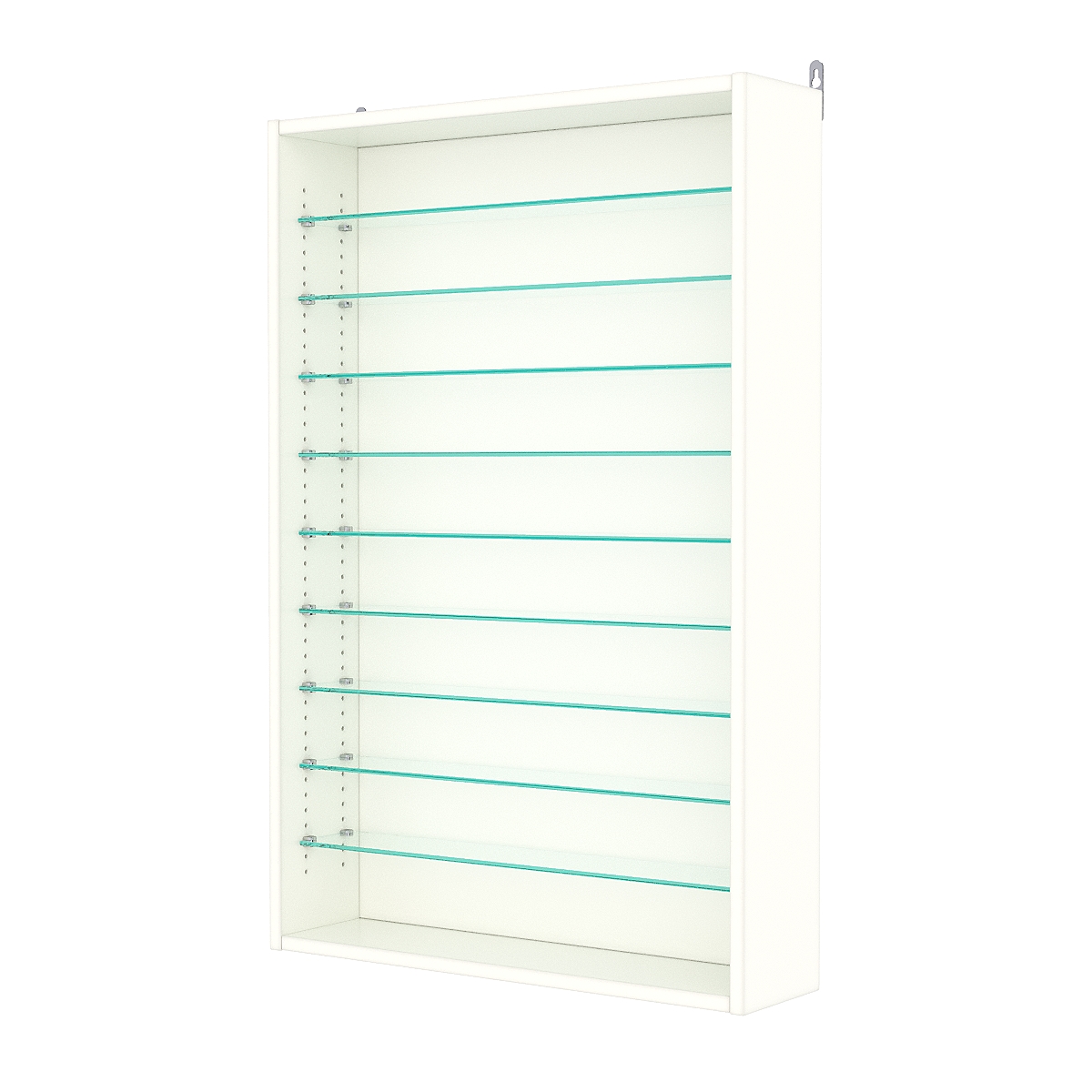 Витрина настенная с регулировочными полками №2-5Г-РЕГ, Белый