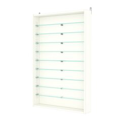 Витрина настенная с регулировочными полками №2-5ГУ-РЕГ, Белый