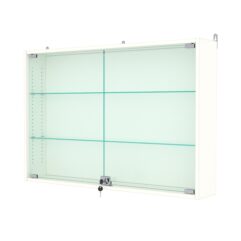 Витрина настенная с регулировочными полками №3-1А-РЕГ, Белый