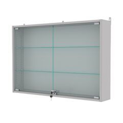 Витрина настенная с регулировочными полками №3-1А-РЕГ, Серый