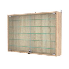 Витрина настенная с регулировочными полками №3-5А-РЕГ, Дуб Сонома