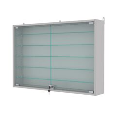 Витрина настенная с регулировочными полками №3-5А-РЕГ, Серый