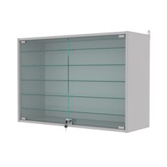 Витрина настенная с регулировочными полками №3-5АГ-РЕГ, Серый