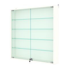 Витрина настенная с регулировочными полками №4-1А-РЕГ, Белый