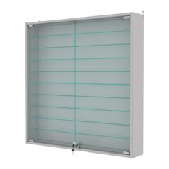 Витрина настенная с регулировочными полками №4-5А-РЕГ, Серый