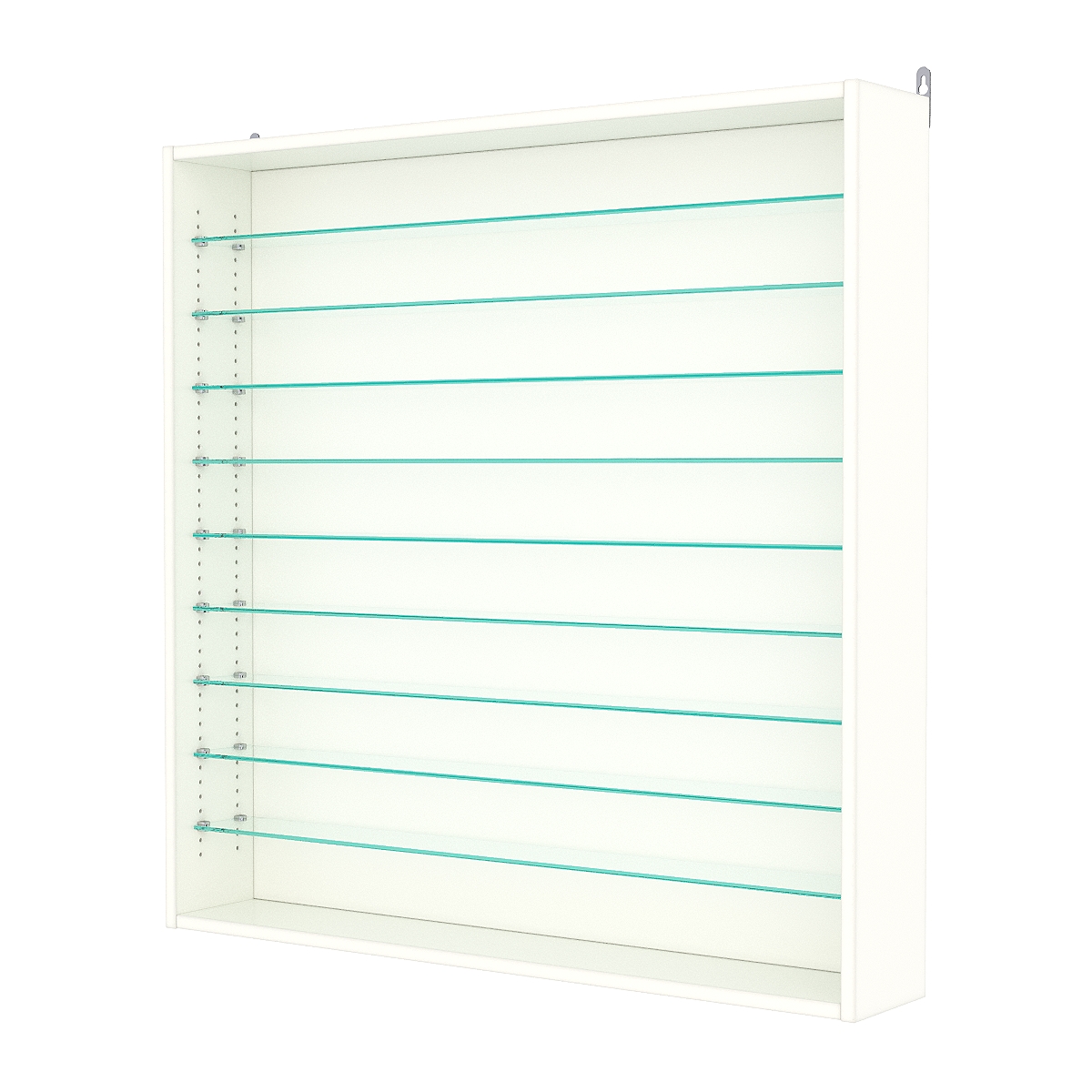 Витрина настенная с регулировочными полками №4-5Г-РЕГ, Белый