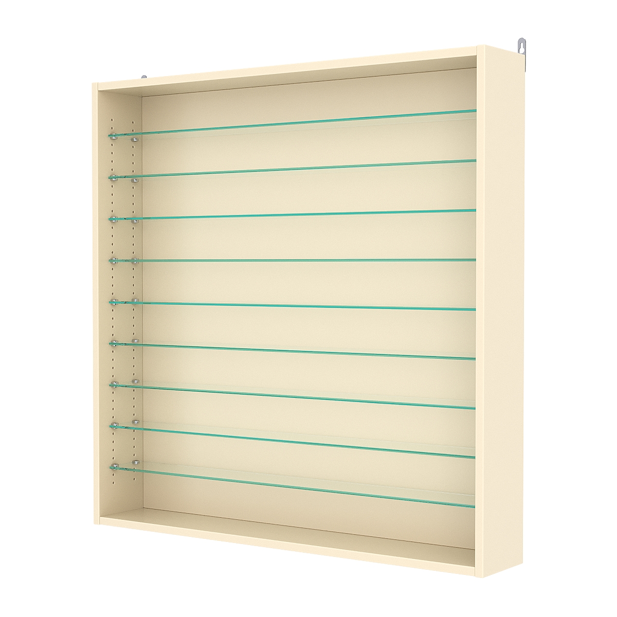 Витрина настенная с регулировочными полками №4-5Г-РЕГ, Крем Вайс