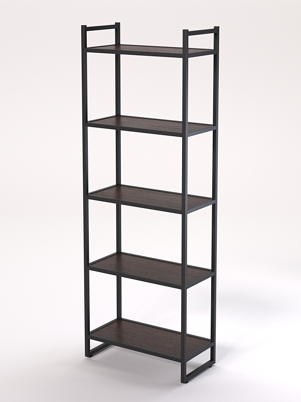 Стеллаж Стронг №19 в стиле ЛОФТ, Дуб Венге