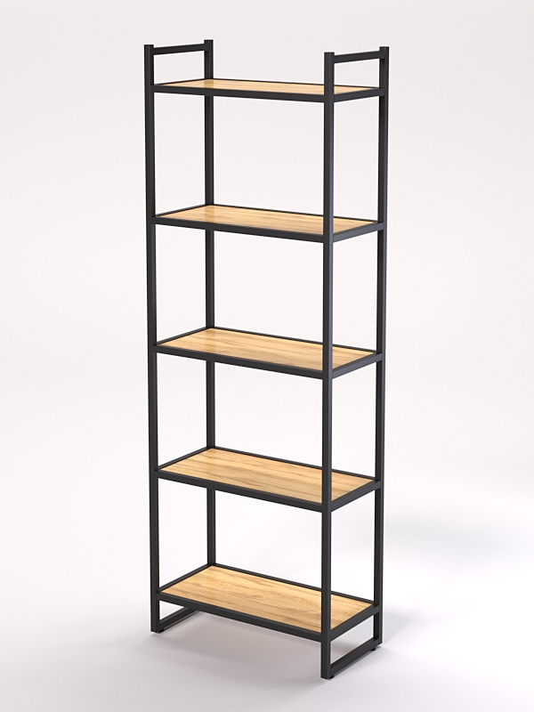 Стеллаж Стронг №19 в стиле ЛОФТ, Дуб Золотистый