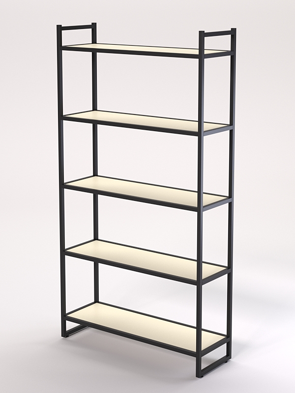 Стеллаж Стронг №20 в стиле ЛОФТ, Крем Вайс