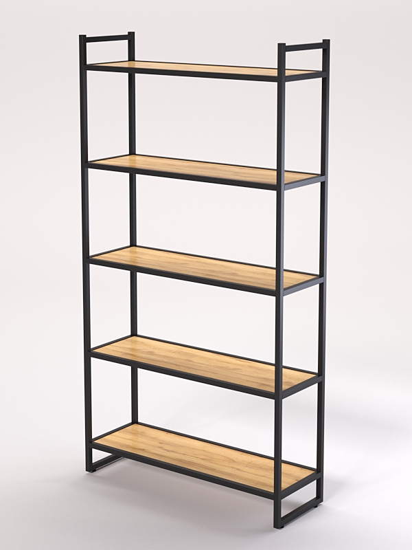 Стеллаж Стронг №20 в стиле ЛОФТ, Дуб Золотистый