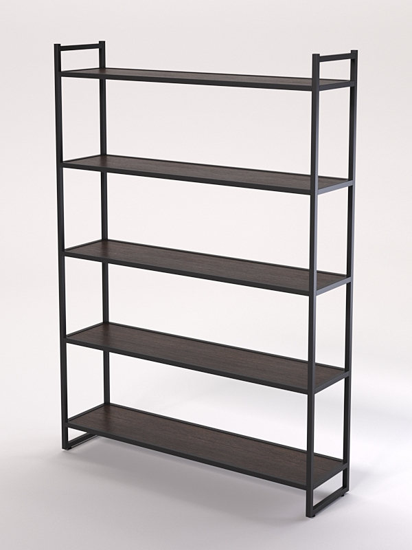 Стеллаж Стронг №21 в стиле ЛОФТ, Дуб Венге