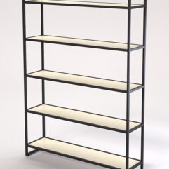 Стеллаж Стронг №21 в стиле ЛОФТ, Крем Вайс