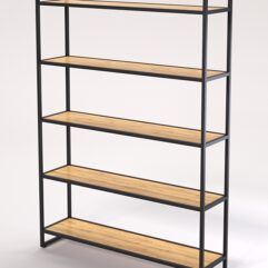 Стеллаж Стронг №21 в стиле ЛОФТ, Дуб Золотистый