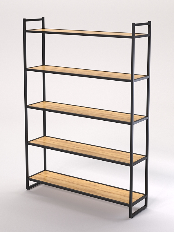 Стеллаж Стронг №21 в стиле ЛОФТ, Дуб Золотистый