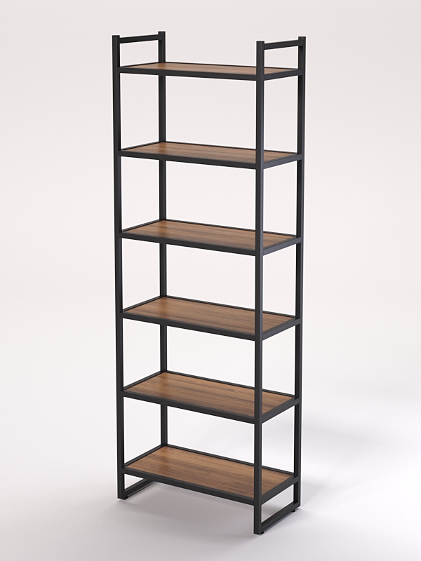 Стеллаж Стронг №25 в стиле ЛОФТ, Орех