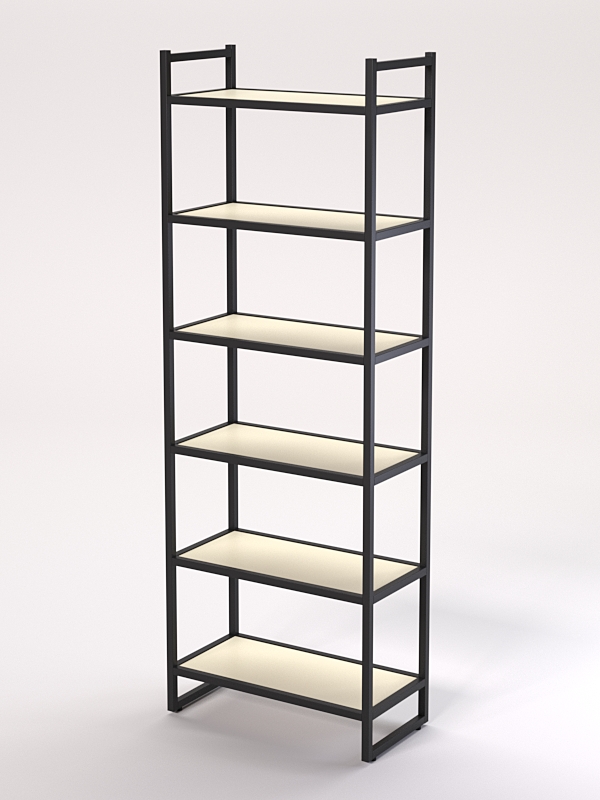 Стеллаж Стронг №25 в стиле ЛОФТ, Крем Вайс