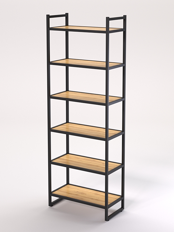 Стеллаж Стронг №25 в стиле ЛОФТ, Дуб Золотистый