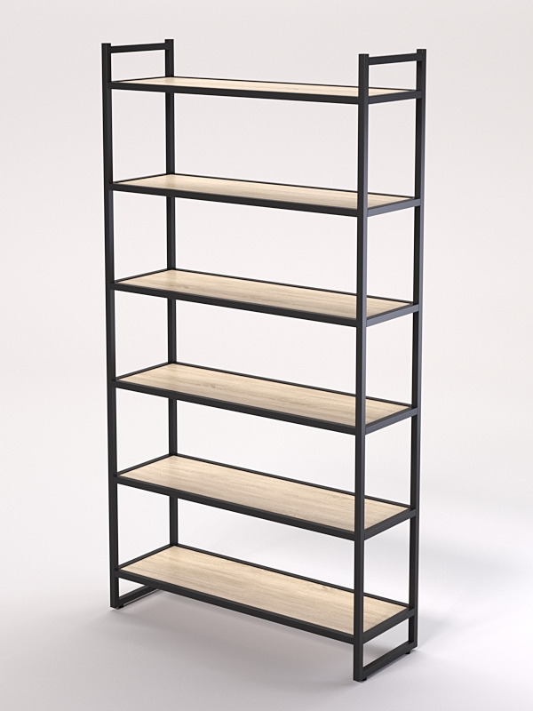 Стеллаж Стронг №26 в стиле ЛОФТ, Дуб Сонома