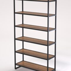 Стеллаж Стронг №26 в стиле ЛОФТ, Орех