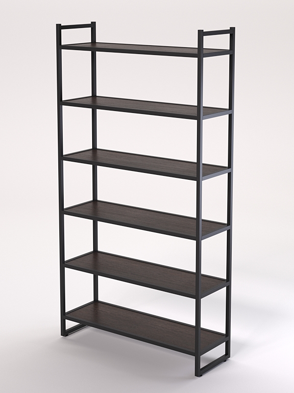 Стеллаж Стронг №26 в стиле ЛОФТ, Дуб Венге