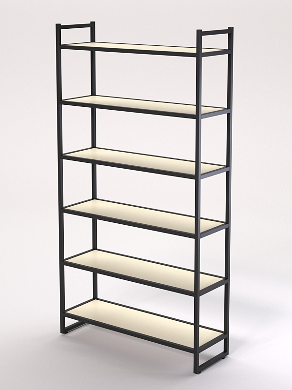 Стеллаж Стронг №26 в стиле ЛОФТ, Крем Вайс