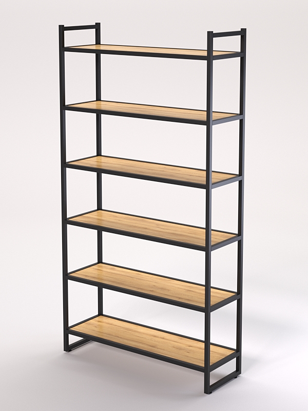 Стеллаж Стронг №26 в стиле ЛОФТ, Дуб Золотистый