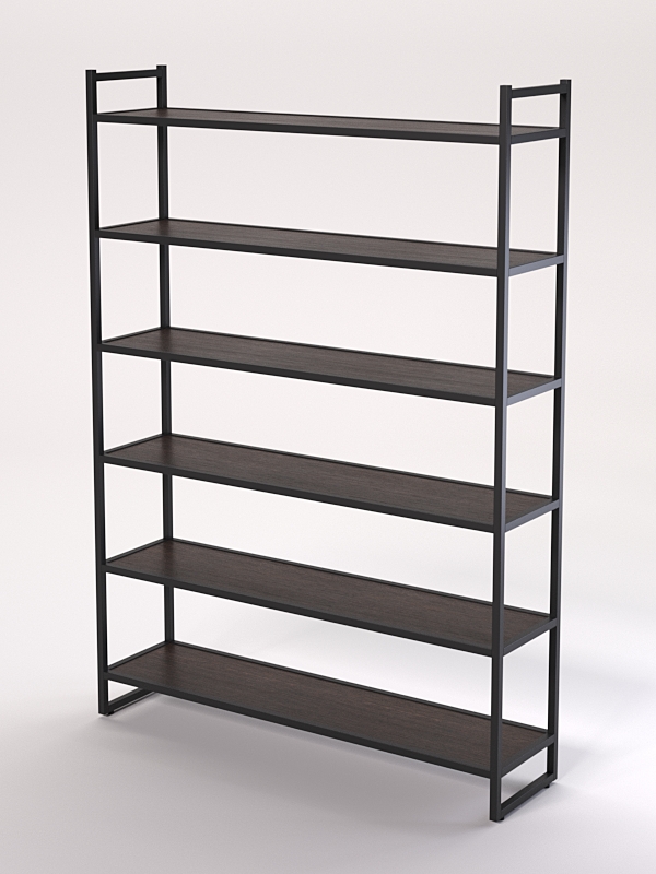 Стеллаж Стронг №27 в стиле ЛОФТ, Дуб Венге