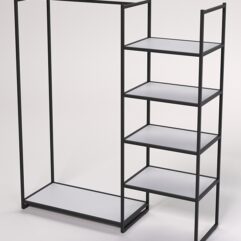 Стеллаж Стронг №31 в стиле ЛОФТ, Серый