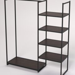 Стеллаж Стронг №31 в стиле ЛОФТ, Дуб Венге