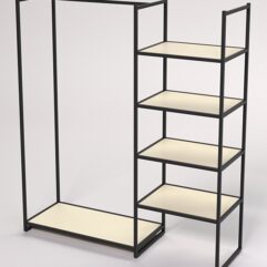 Стеллаж Стронг №31 в стиле ЛОФТ, Крем Вайс