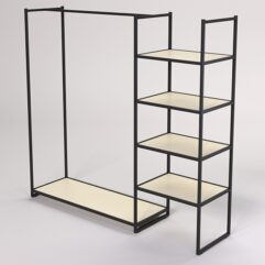 Стеллаж Стронг №32 в стиле ЛОФТ, Крем Вайс