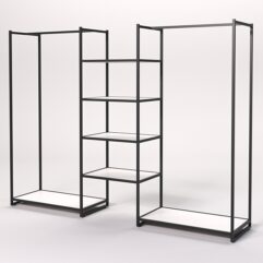 Стеллаж Стронг №33 в стиле ЛОФТ, Белый