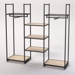 Стеллаж Стронг №35 в стиле ЛОФТ, Дуб Сонома