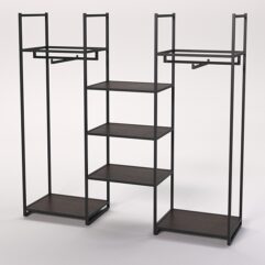 Стеллаж Стронг №35 в стиле ЛОФТ, Дуб Венге